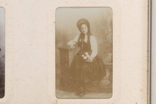 Portrait of a Girl with a Cap and Muff