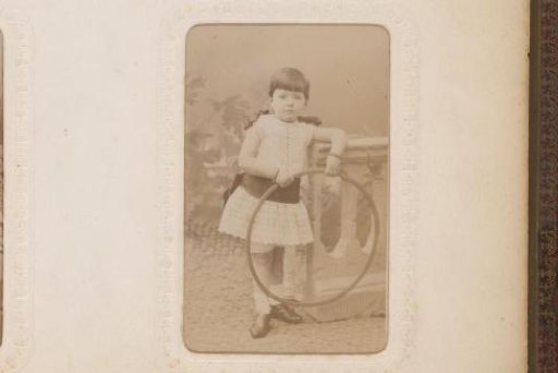 Portrait of a Seated Girl in a White Dress