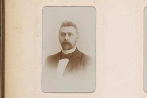 Portrait of a Man with a Mustache, Beard, and Bow Tie
