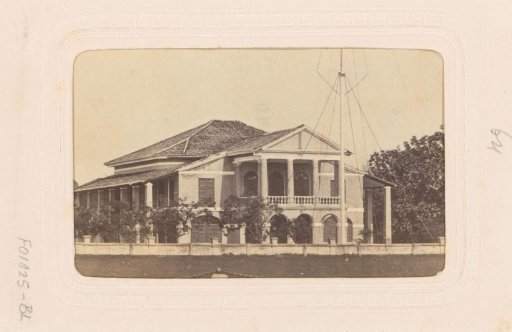 View of a Freemason Temple in Singapore