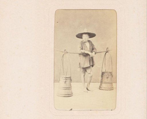 Portrait of a Chinese oil vendor
