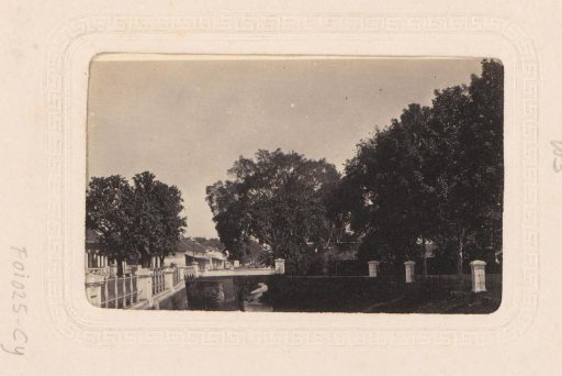 Avenue with canal in Batavia