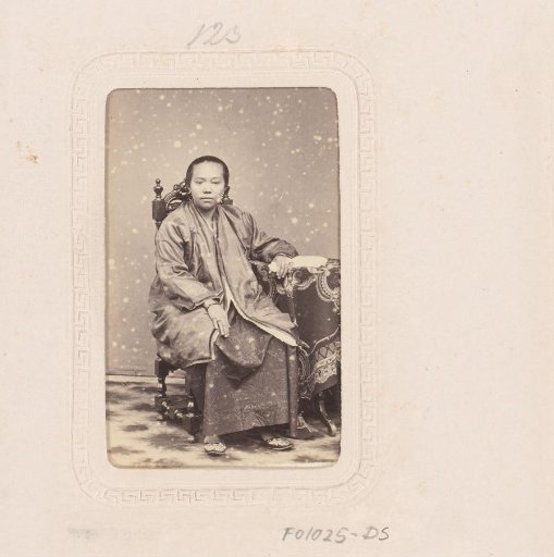 Portrait of a seated Indonesian woman