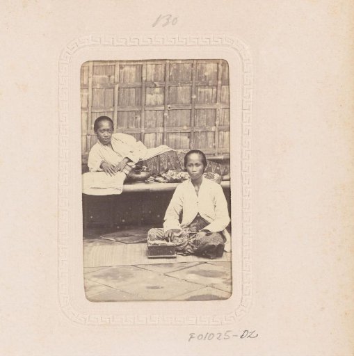 Portrait of two young Indonesian women