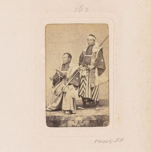 Portrait of two warriors