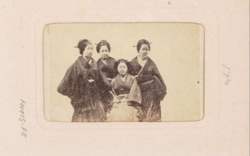 Portrait of four Japanese women