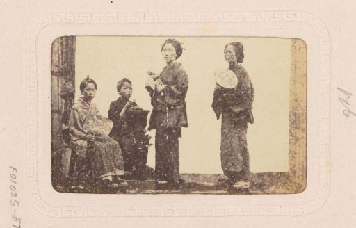 Portrait of four Japanese women