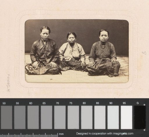 Portrait of a Malay man and woman from Malacca