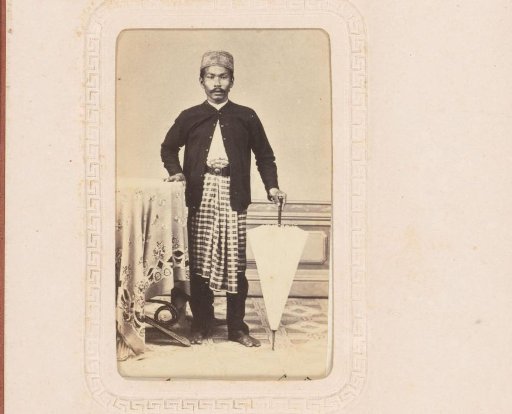 Portrait of a Malay man