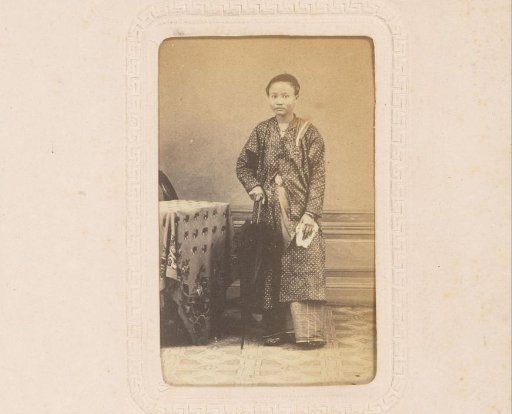 Portrait of a Malay woman