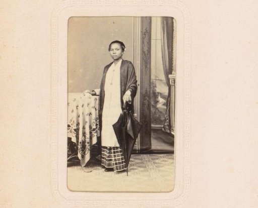 Portrait of a Malay woman