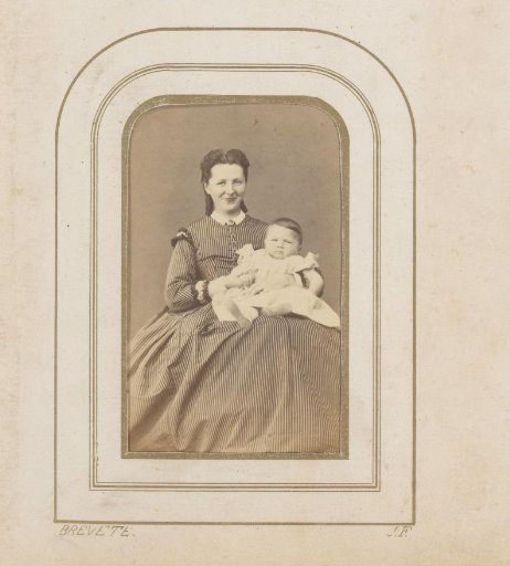 Portrait of a mother with a child