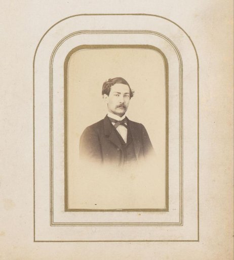 Portrait of a man with a mustache