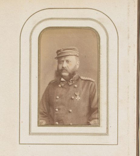 Portrait of a man in uniform with a medal