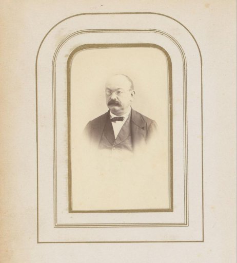 Portrait of a Man with Spectacles and a Mustache