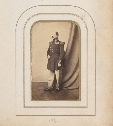 Portrait of a standing man in uniform