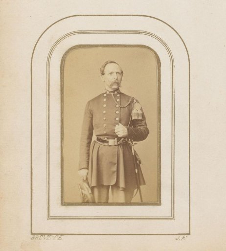 Portrait of a Man in Uniform with a Sword