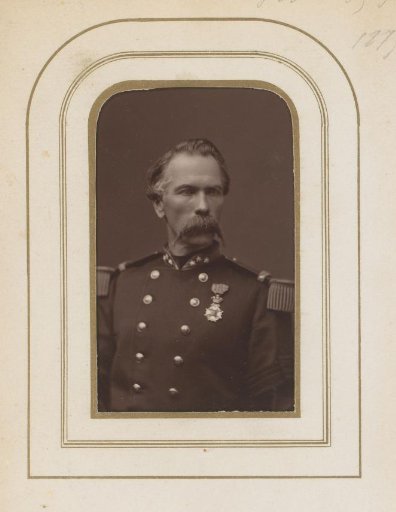 Portrait of a man with a mustache in uniform, probably Alexandre Lemoine
