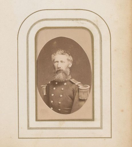 Portrait of a bearded man in uniform
