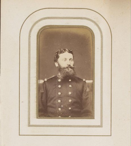 Portrait of a bearded man in uniform