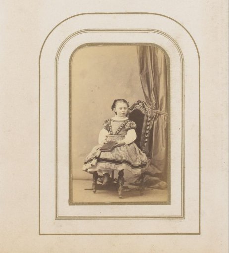 Portrait of a Girl with a Book, Seated on a Chair