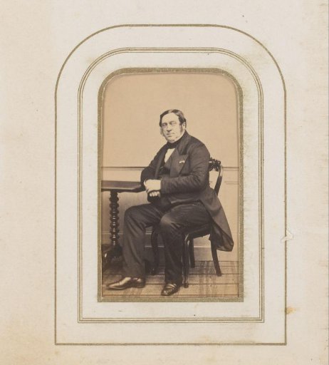 Portrait of a seated man
