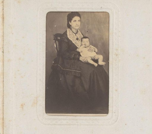 Portrait of a mother with child