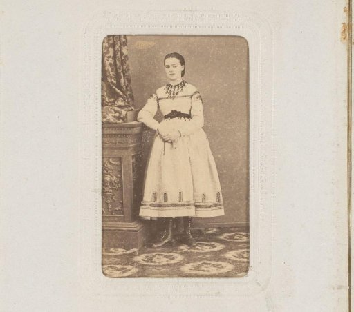 Portrait of a Standing Young Woman