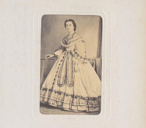 Portrait of a Woman, Standing by a Balustrade