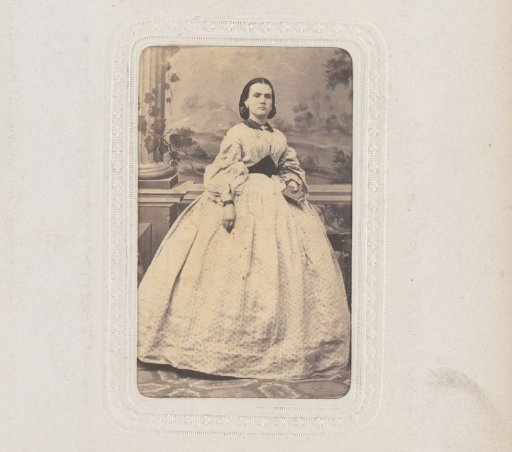 Portrait of a Standing Woman with a Book