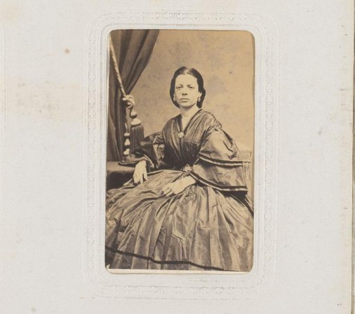 Portrait of a seated woman
