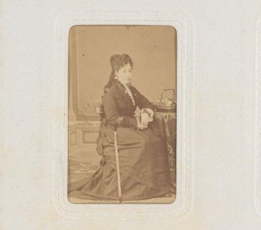 Portrait of a seated woman