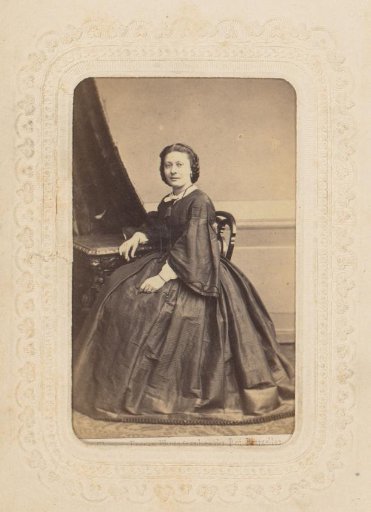 Portrait of a seated woman