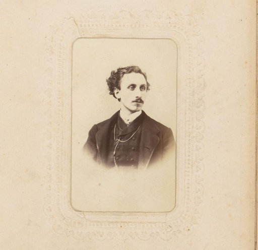 Portrait of a man with a mustache