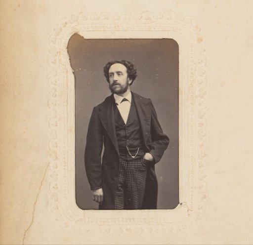 Portrait of a Standing Man with a Beard