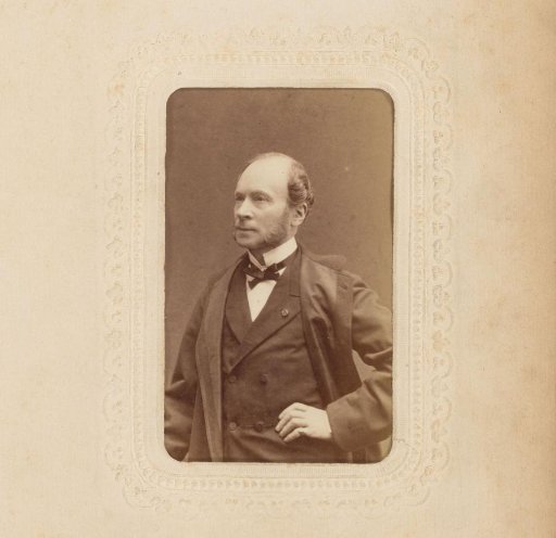 Portrait of a man with sideburns