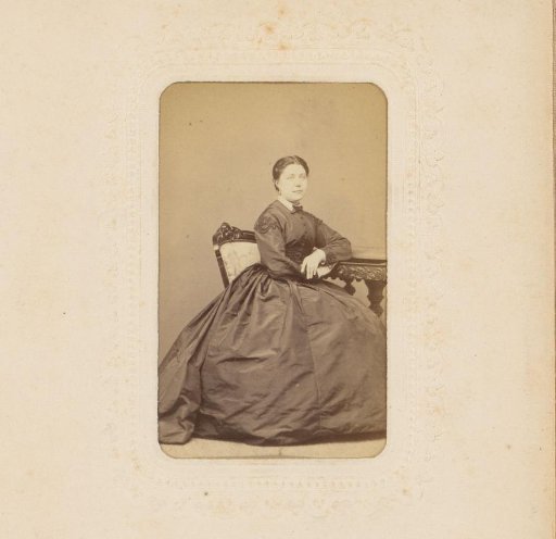 Portrait of a seated woman