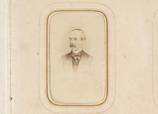 Portrait of a man with a mustache