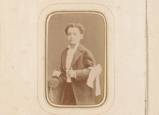 Portrait of a Boy with a Bow