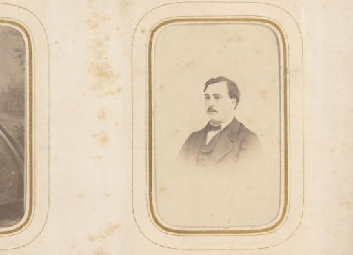 Portrait of a man with a mustache