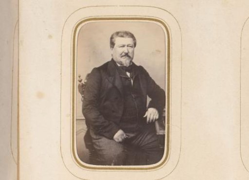 Portrait of a seated man
