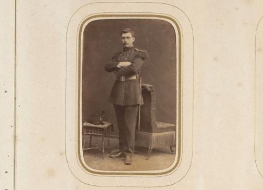 Portrait of a young man in uniform