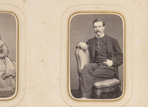 Portrait of a seated man