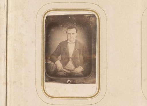 Photographic reproduction of a portrait of a man