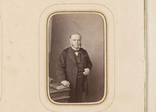 Portrait of a man with sideburns