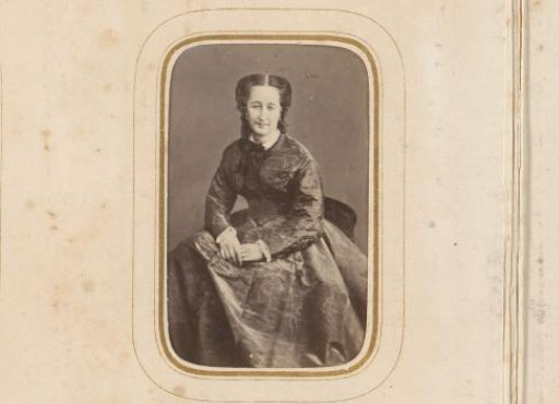 Portrait of a seated woman