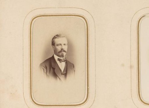 Portrait of a Man with a Mustache and Sideburns