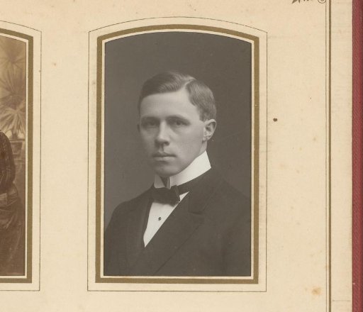 Portrait of a young man with a bow tie