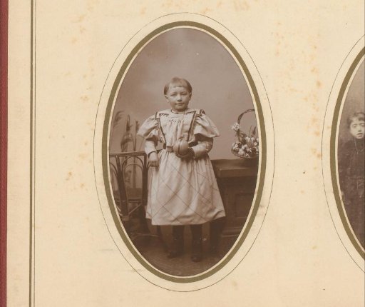 Portrait of a standing girl