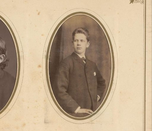 Portrait of a standing young man